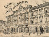 Hotel 'K caru austrijanskomu', Ilica, oko 1886. godine